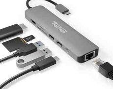 Plugable 7-in-1 USB C Hub Multiport Adapter with Ethernet