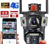 4G Sim kartlı FHD kamera 8MP, 4K+64GB
