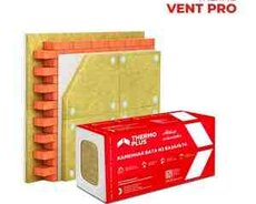 Vent fasad daş yunu 80 sıxlıq