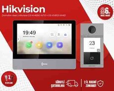 Domofon dəsti Hikvision DS-KH8350-WTE1  DS-KV8113-WME1