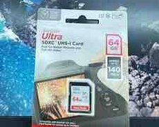 SD kart Sandisk Ultra 64GB
