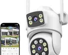 WiFi simsiz PTZ360 2 kamera 8MP, 4K 64GB