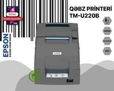 Qəbz çap etmək üçün printer Epson TM-U220B