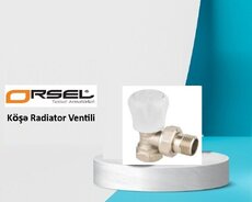 Ventil Radiator Orsel Köşə