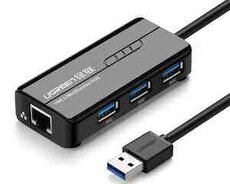 Ugreen USB 3.0 Hub Gigabit Ethernet adapter