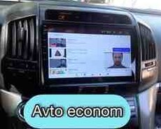 Toyota Land Cruiser android monitoru