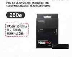 Samsung 9100 PRO SSD heatsink soyutma sistemli