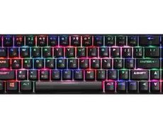 Klaviatura KG380 RGB 68 Key Gateron Brown Switch WL Black ( 2E-KG380UBK-BR )