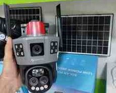 4G Sim kartlı Solar 360 FHD kamera 12MP, 4K+64GB