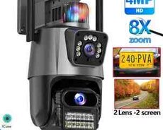 Tam simsiz PTZ360 2 kamera 12MP, 4K+64gb