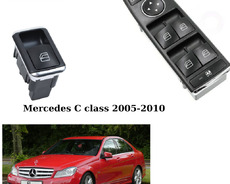 Mercedes C class 2005-2012  üçün şüşə qaldıran knopka blok s