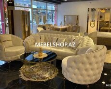 kreditlə divan kreslo