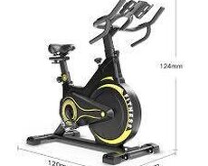 Məşq üçün maqnit nəzarətli şaquli idman velosipedi