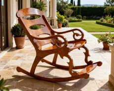 Yellənən kreslo Taxtadan mismarsız-şurupsuz üzunömürlü