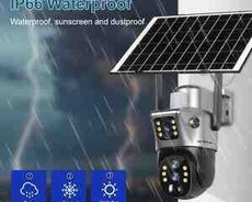 4G Tam simsiz Solar PTZ360 2 kamera 12MP, 4K