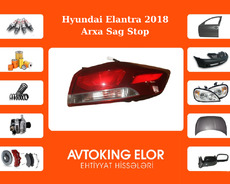 Hyundai Elantra 2018 arxa sağ stop