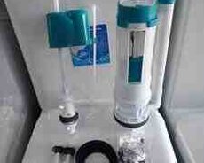 Unitaz çəni sifonları, alt və yan su girişi