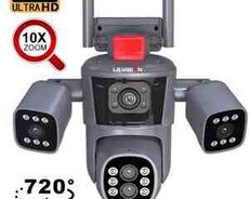 Wi-Fi PTZ Kamera 360FHD 12MP, 4K+64GB