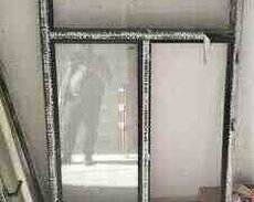 Plastik qapılar və pəncərə