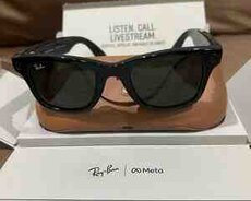 Eynək Rayban Meta Wayfarer Shiny Green