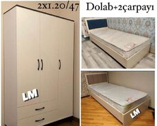 Dolab+2 çarpayı desti 