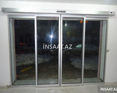 Avtomatik Fotosel Şüşə qapılar