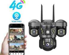 4G Sim Kartlı FHD kamera 12MP, 4K+64GB