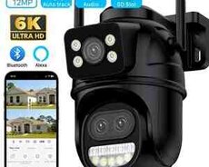 Wi-Fi PTZ kamera 360FHD 8MP, 4K+64GB