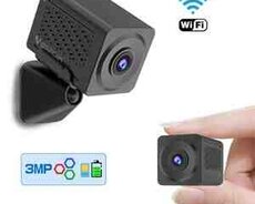 Wifi batareyalı mini kamera 15 gün enerji+32GB