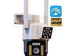 Wi-Fi PTZ kamera 360FHD 8MP, 4K+64GB