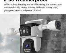 Wi-Fi PTZ kamera 360FHD 12MP, 4K+64GB