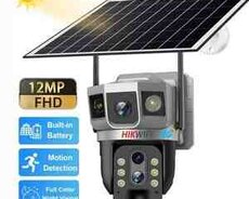 4G Sim kartlı Solar 360 FHD kamera 8MP, 4K+64GB