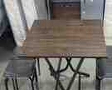 Masa və oturacaqlar