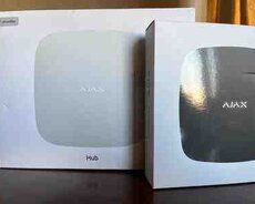 Ajax siqnalizasiya sistemi - HUB + tüst, istilik sensoru