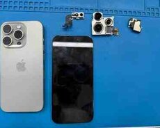 Apple iPhone 15 Pro Natural Titanium 256GB, 8GB ehtiyat hissələri