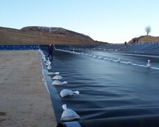 pvc  və hdpe qeomembran