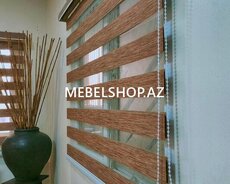 Zebra jalüz pərdə