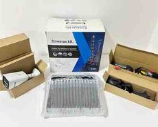 Kamera Cameras Kit Full Color 5MP 4CH AHD