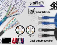 SİPU Lan kabel Cat6 UTP, FTP Bare Copper