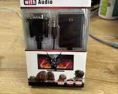 VGA və HDMİ audi kabel