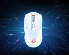 Gaming Mouse MSI VERSA 300 White Wireless 8000 Dpi, Up to 50hrs Battery Life, 60 gram 2.4GHz ,  Bluet