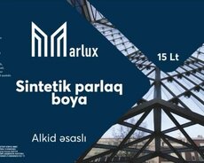 Sintetik parlaq boya satisi