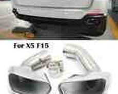 BMW X5 F15 xrom səsboğucu başlığı