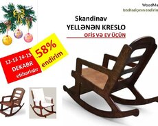 Yellənən kreslo Skandinav