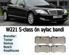 Mercedes W221 S-Class ön və arxa əyləc bəndi