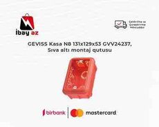 GEVISS Kasa N8 131x129x53 GVV24237, Gewiss markasının 24 SC serisinə aid olan sıva altı montaj qutus