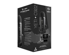 Mikrofon və kamera dəsti Logitech Blue Yeti + C922 web camera