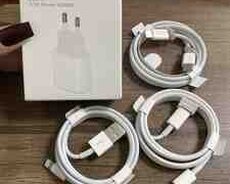 Apple İPhone adapteri və kabeli