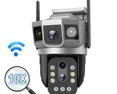 Wi-Fi PTZ kamera 360FHD 12MP, 4K+64GB