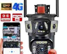 4G Sim Kartlı FHD Kamera 12MP, 4K+64GB